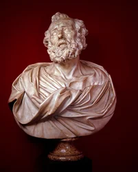 Marble busts of St. Peter and St. Paul