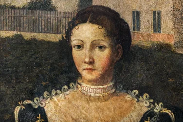 Portrait of a noblewoman (detail)