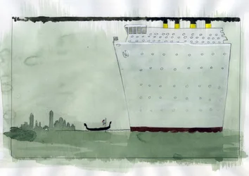 Impact of traffic in the Venice lagoon, Italy