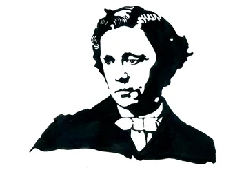 Portrait of Lewis Carroll (Charles Lutwidge Dodgson), English writer