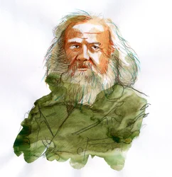 Portrait of Dmitri Mendeleev
