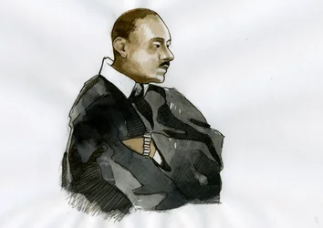 Portrait of Pastor Martin Luther King