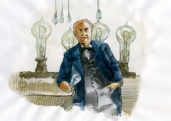 Portrait of Thomas Edison