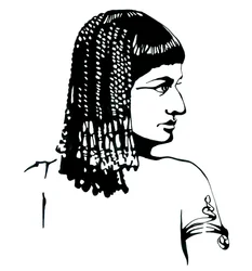 Portrait of the Queen of Egypt Cleopatra VII Thea Philopator (69-30 BC)