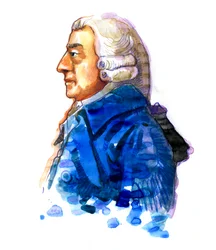 Portrait of Adam Smith (1723-1790), philosopher and economist