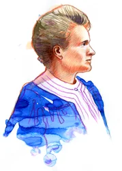 Portrait of Marie Curie