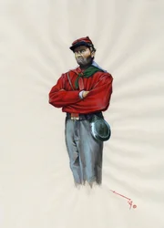 Second Empire: Italian unification, volunteer officer of the Garibaldian army known as 