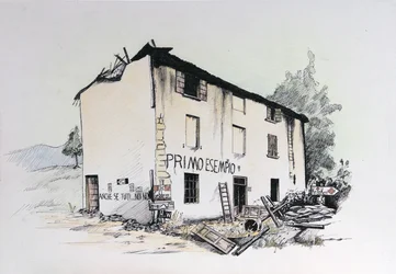Ruined House in Occupied Italy