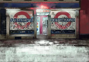 Sex Cinema in St. Pauli, Hamburg, 2023