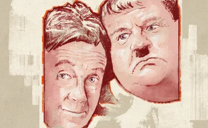 Stan Laurel and Oliver Hardy (illustration)