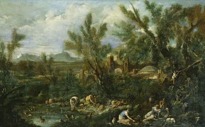 Landscape with Crockery Washers