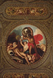 Allegory of Astronomy, from the ceiling of the library, 1635