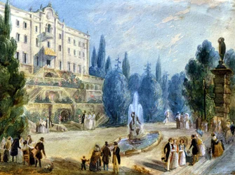 Como. Cadenabbia. La Villa Carlotta (ex Sommariva)