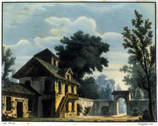 Scenography for Scene 2 of Act II of the Opera 