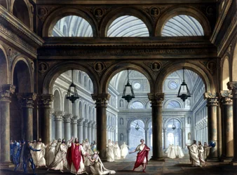 The temple of Irminsul in the opera 