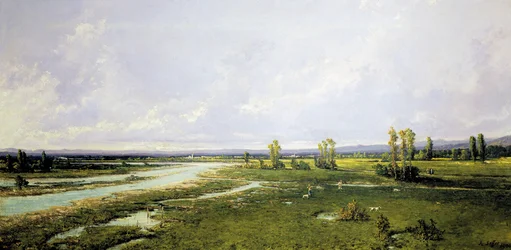Hunting on River Bed of Piave in Belluno