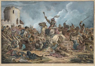 Battle Between the Georgians and Mountain Tribes