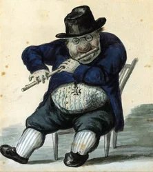 Portrait Caricature of the Architect Giacomo Quarenghi.