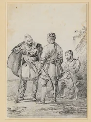 Three Caucasian Men in Conversation