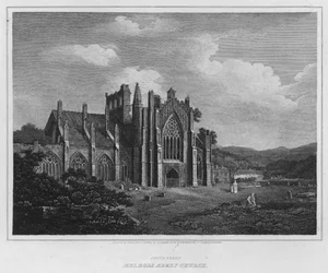 South Front, Melrose Abbey Church