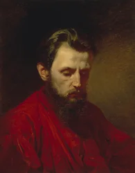 Portrait of the Painter Vyacheslav Grigoryevich Schwarz, 1838-1869, 1870