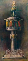 Silver Cup with Bassetaille Enamels