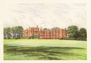 Temple Newsam, Yorkshire, England (engraving)