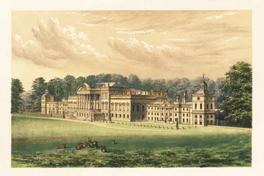 Wentworth Woodhouse, Yorkshire, England, 1880 (engraving)