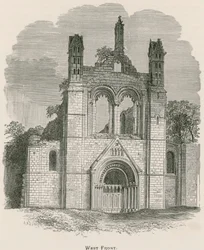 Kirkstall Abbey, West Front