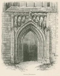 Melrose Abbey, South Doorway