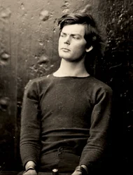 Lewis Powell in Wrist Irons Aboard the USS Saugus