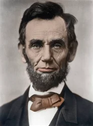 Portrait of Abraham Lincoln, 16th President of the United States of America
