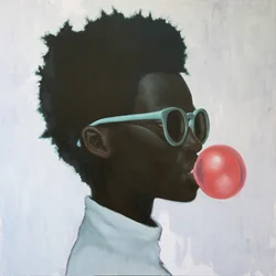 Cool Bubble Gum Girl