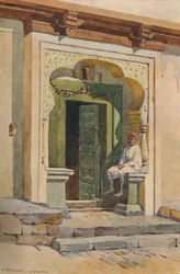 A Doorway, Poona, c1880-1905