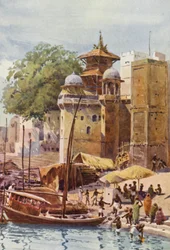 The Bathing Ghats, Benares