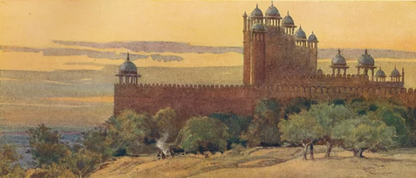 The Mosque and Gate of Victory, Fatehpur Sikri, c. 1880-1905