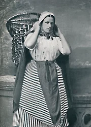 A Newhaven fishwife, Scotland, 1912