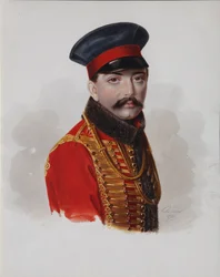 Portrait of Prince Alexander Fyodorovich Galitzine-Prozorovsky, 1810-1898, 1840