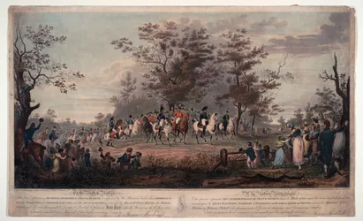 Frederick William III of Prussia - The allied sovereigns reviewing at Hyde Park 1814