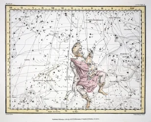 The Constellations (Plate IV) Auriga, Camelopaardalis, Telescopium Herschelli, from 