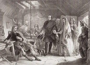 The First Meeting of Prince Charles and Flora Macdonald on the Island of South Uist, 1747, from 