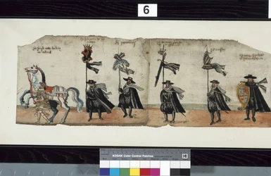 (detail) The Huntly Funeral Procession, said to have been used for the obsequies of George 1st, Marquess of Huntly