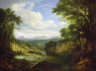 Distant view of Edinburgh