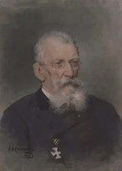 Portrait of the Artist Pyotr P. Sokolov, 1821-1899