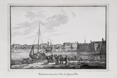 The Petrovsky Quay in St. Petersburg, the So-Called Gagarinsky Brawler (Series Views of Saint Petersburg)
