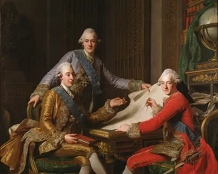 King Gustav III of Sweden and his Brothers, 1771