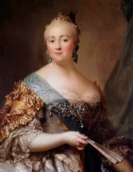 Portrait of Elizabeth Petrovna, Empress of Russia
