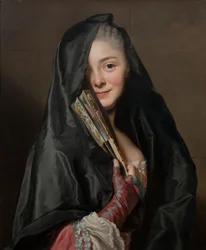 The Lady with the Veil. The Artist