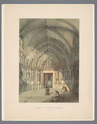 Mountain Portal of Saint Servatius Basilica in Maastricht