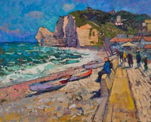 Vibrant Coastal Cliffs
